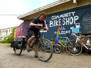 Dylan at Bellingham Community Bike Shop